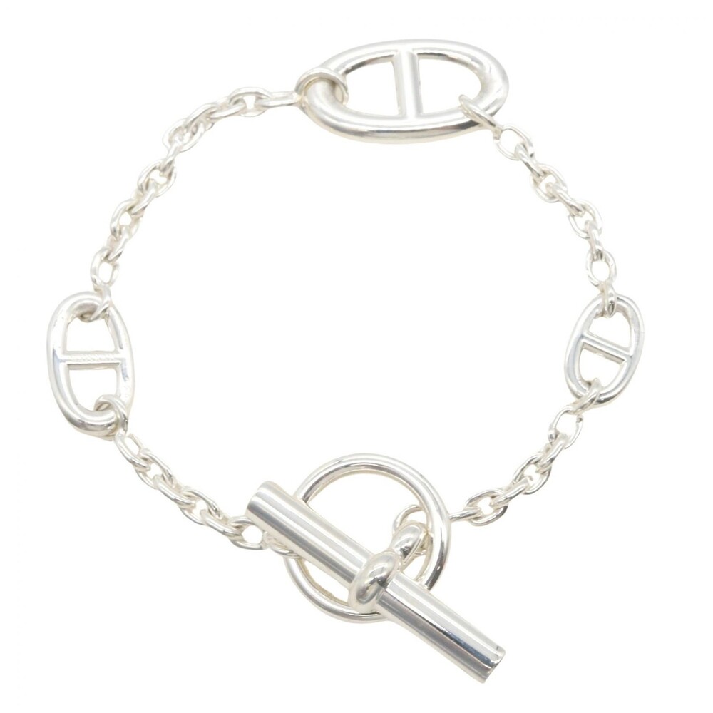 Hermes Farandole Bracelet Silver Used #358106H12B